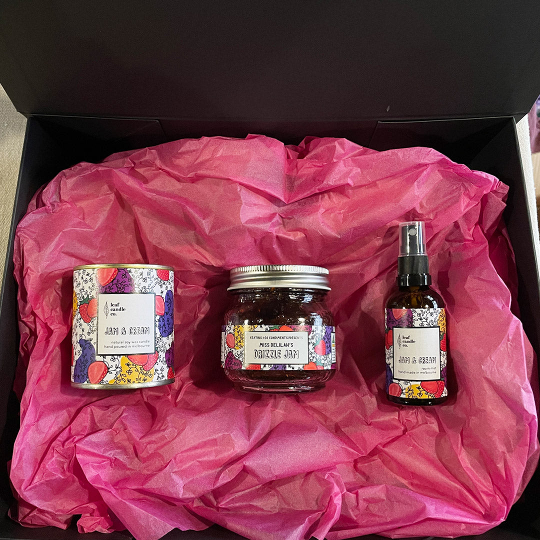 Berry Gift Set | Leaf Candle Co. X Keating & Co. Condiments